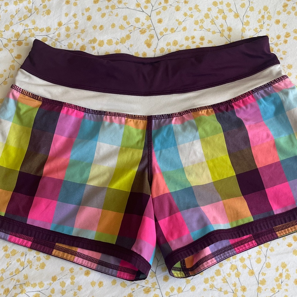Lululemon Speed Up Shorts Seawheeze edition